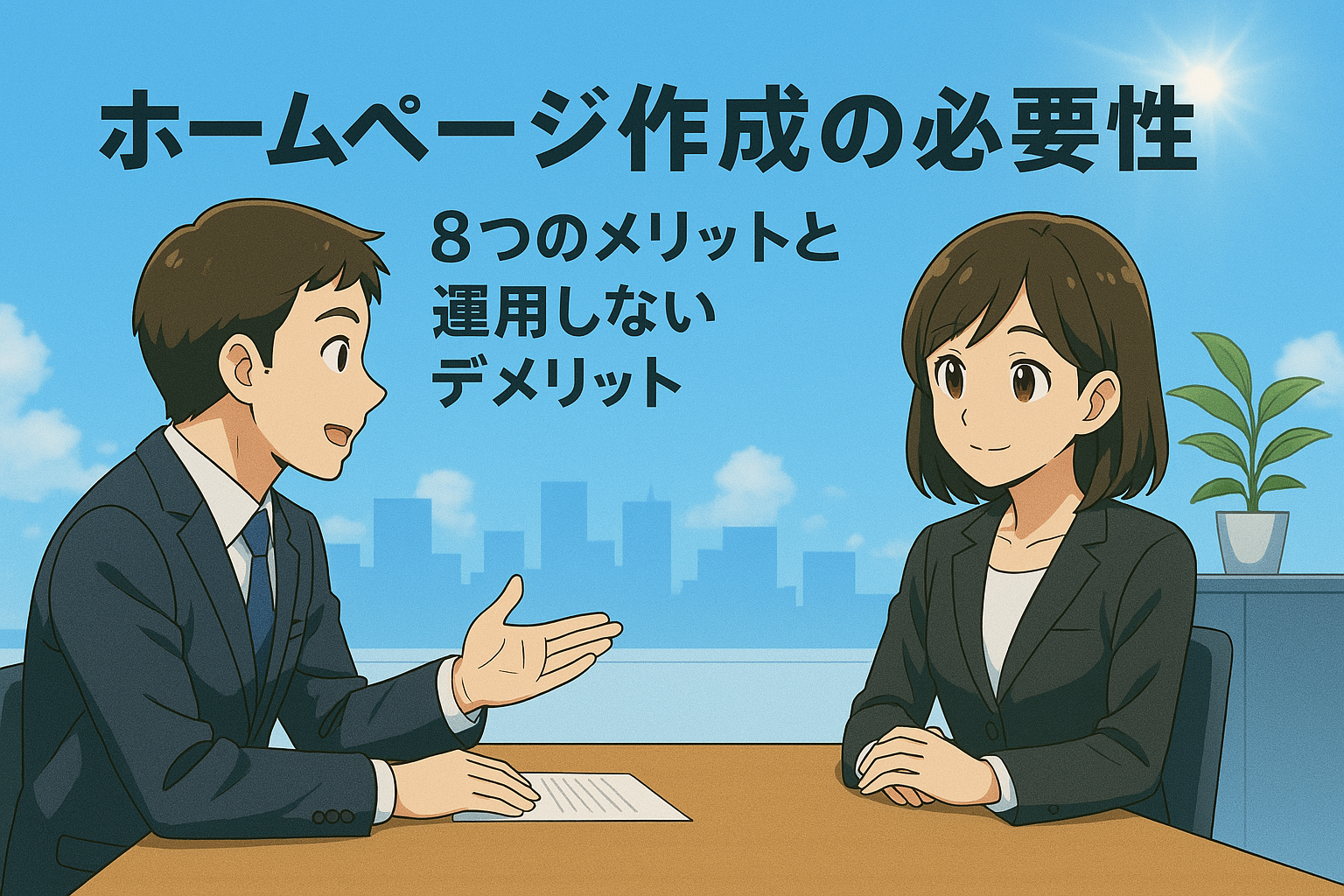 ホームページ作成の必要性｜8つのメリットと運用しないデメリット